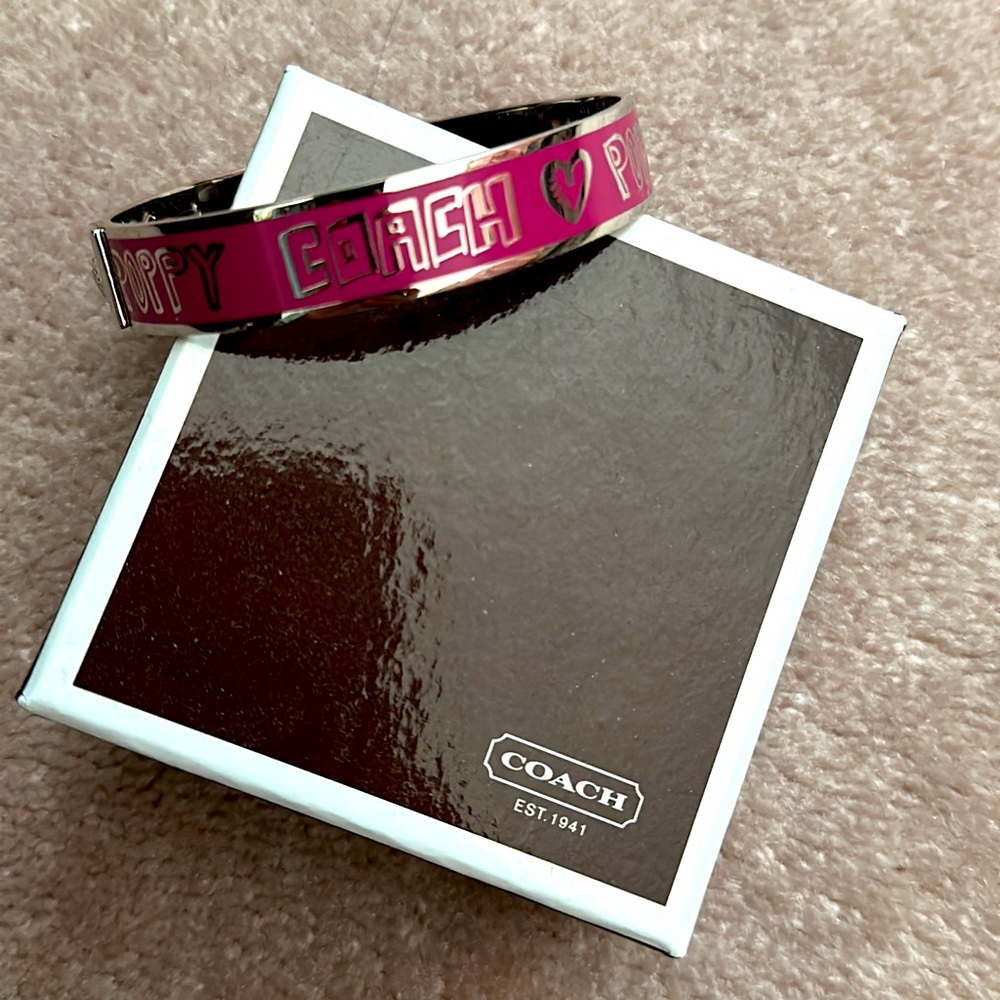 Coach Pink Bangle - Picture 1 of 1